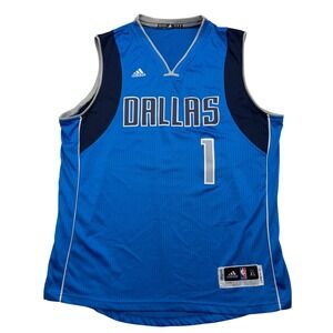 Adidas Dallas Mavericks Dennis Smith Jr #1 NBA Basketball Jersey XL